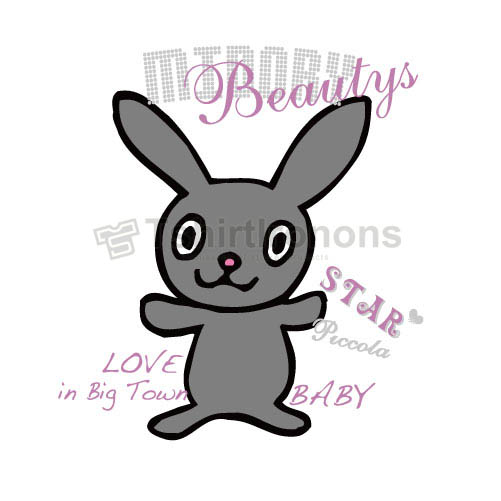 Rabbit T-shirts Iron On Transfers N6885